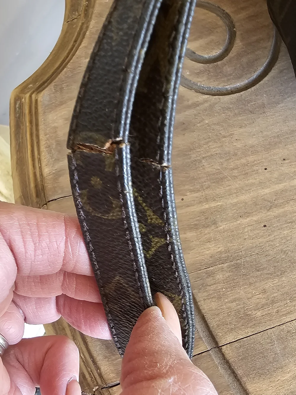 Louis Vuitton Brown Monogram Canvas Wristlet Clutch -Project - Picture 2 of 11